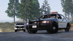LSSD officer intercepting a stolen sheriff SUV