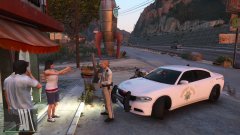 She took a pic of me.By my unit