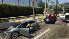 Yes she was driving indecent