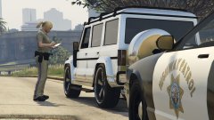 A chrome car huh? TICKET!