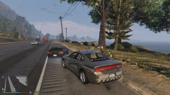 Traffic Stop on a Black Stratum.