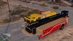 2014 Seagrave Marauder engine & tiller ladder