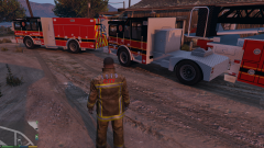 Engine 14 and ladder 104 on scene