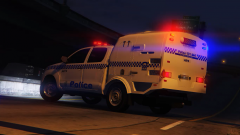 NSW Police Hilux Paddy wagon