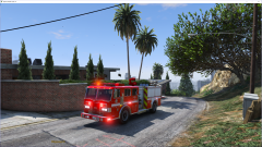 (WIP) LAFD fire truck engine 13