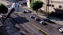 Pursuit of armed suspects!