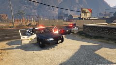 Monterey Police Units on scene of a Breaking and Entering and Shooting.