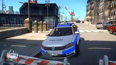 Hamburger Polizei wartet auf Raser