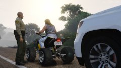 ATV traffic stop!