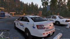 RCMP Ford Interceptor Back