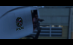 LAPD logo on the valkyrie