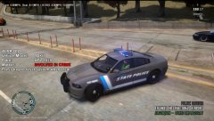 An LSP Trooper going after a wanted person, notified by ALPR