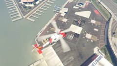 USCG MH-60T returning to Air Station Los Santos