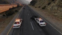 Sheriff's PIT Fleeing Car