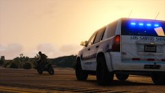 It's always the people on a Sanchez who run from the police..