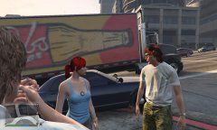 More feet on sidewalk policing.