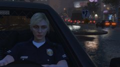 Patroling in Vinewood Boulevard