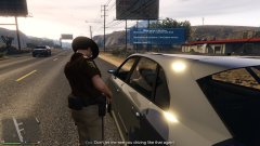 Ey! Keep ye eyes on the road