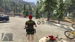 "Somethin' bit me!!"