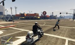 Motorcycle patrolling!:-D