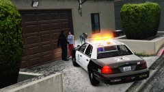 Arrival on burglary call