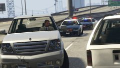 Pursuit on the highway