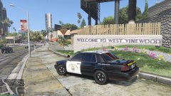 HWP on duty in vinewood