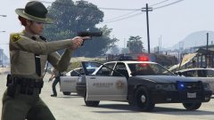 Shooting in Sandy Shores