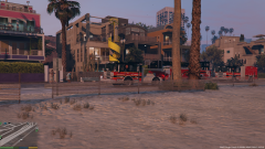 Tiller ladder & engine back from a fire