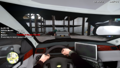 Got the green, had space to move over a lane and pull the vehicle over.