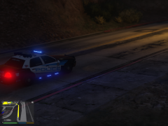 State Police CVPI With Traffic Arrow