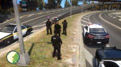 Covering the officers dealing with a veteran panhandling.