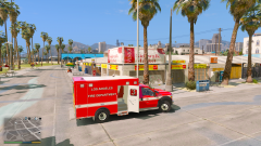 LAFD Take a break at Venice Beach