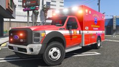 2013 Ford F-350 Type I Ambulance Front View