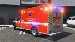 2013 F-350 Type I Ambulance Rear View