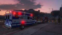 Thompson Valley EMS on Scene with Los Santos Fire