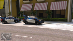 Beverly Hills Police Department arrive