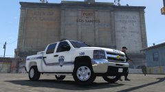 Port of Los Santos Police Silverado