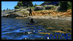 Police Divers Searching the Water Way