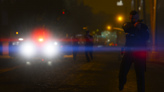 "LAPD, Get Down On The Ground!"