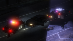California Highway Patrol Pursuit End