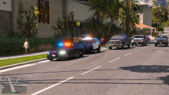 LAPD Slicktop Charger and Ford Explorer Marked