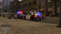 LASD arrive on scene of Public Disturbance