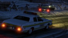 Patrolman investigates abandoned Impala