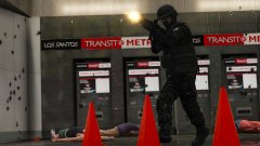 Attack in a subway station!