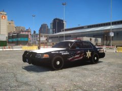 American Flag Clay County Liberty Sheriff Version!