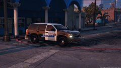 LSPD  unit on foot patrol at the beach