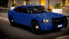 Blue Charger for a Blue Man