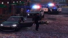 LAPD pursuit at the Venice Beach!