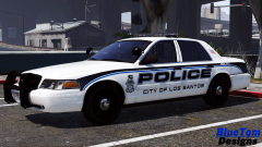 Tampa Police themed LSPD Crown Victoria